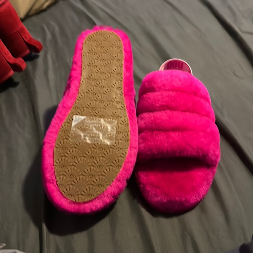Pink Ugg Fluff Yeahs - image 1